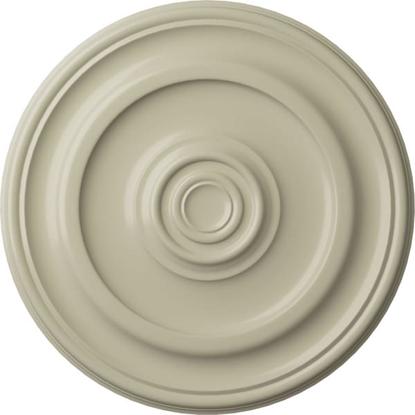 Ekena Millwork Kepler Traditional Ceiling Medallion (For Canopies up to 5 1/4"), 23 5/8"OD x 1 3/4"P, Clear Yellow CM24KPCYF - main